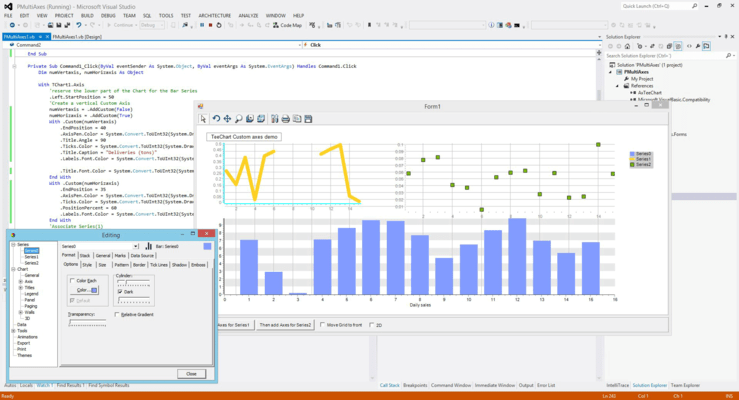 Screenshot von TeeChart Pro ActiveX